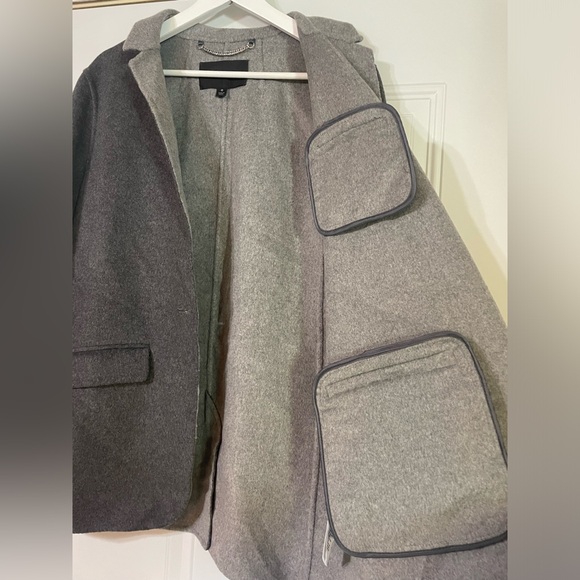 J. Crew Wool Blend Leighton Blazer Jacket Size 6 Gray - Picture 5 of 13